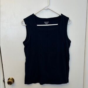 Christopher & Banks Women’s Sleeveless Top Navy Large